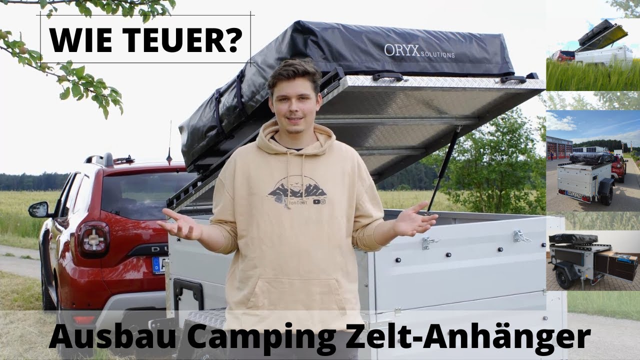 Soviel hat der Camping Ausbau gekostet  DIY Camping Dachzelt Anhänger 