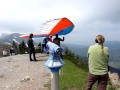 Drachenflieger am Brauneck (1555m, Bayerische Voralpen) - Bayern, Deutschland