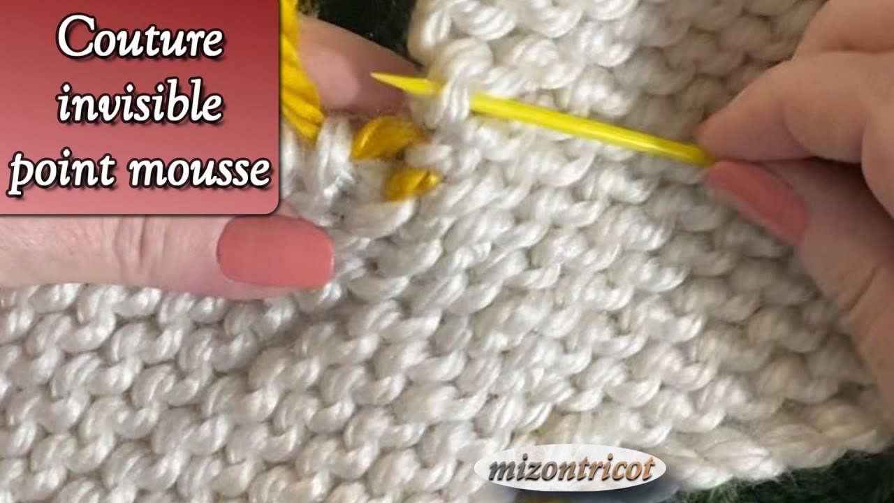 Vidéo tricot couture invisible point mousse (verticale) — WoolKiss