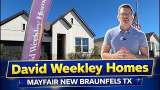 What $399,000 Gets You in New Braunfels | David Weekley Homes Tour in The Mayfair Community