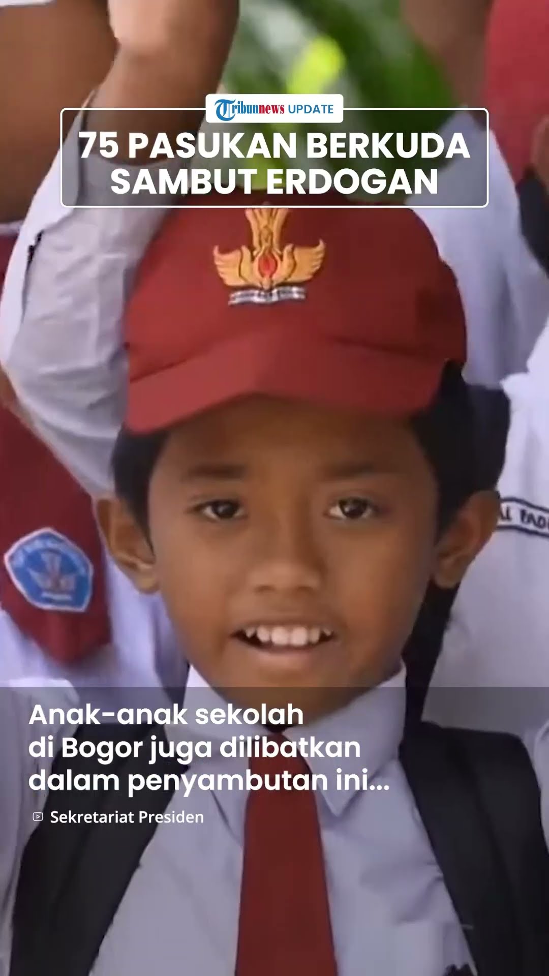 Momen Meriah Pasukan Berkuda Siap Sambut Kedatangan Presiden Turkiye Erdogan di Istana Bogor