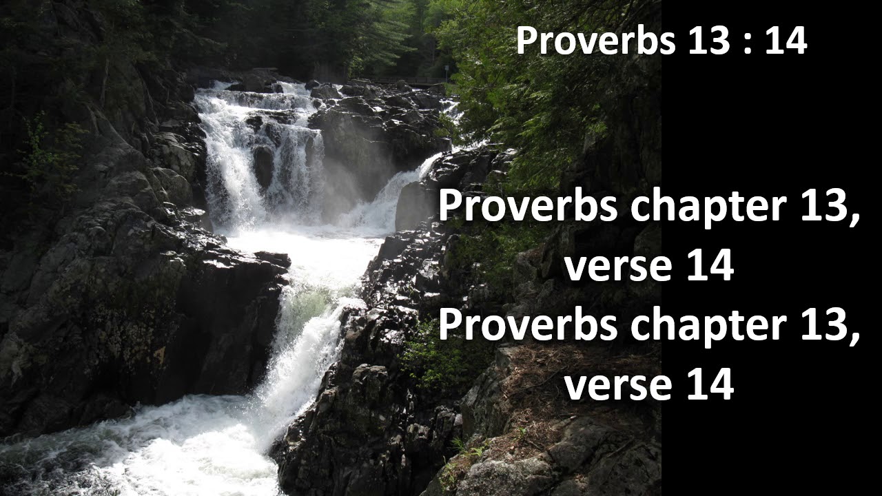 Proverbs 1314,The law of the wise is a fountain of life,KJV singalong