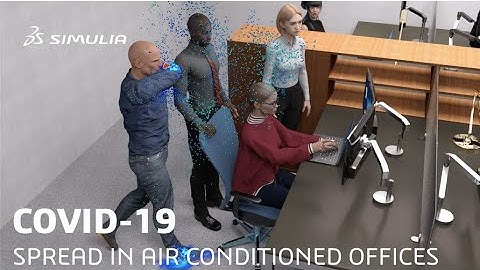 Office Sneeze | Examining the Spread of COVID 19 from Person-To-Person in Air-Conditioned Spaces