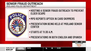 Midland police hold fraud prevention for the elderly community
