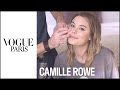 How does camille rowe get ready for a night out  vogue paris