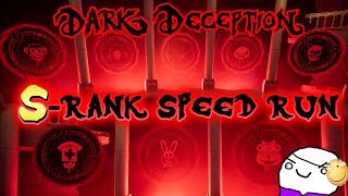 Replay level 1~8 S-rank Speed Run | Dark Deception