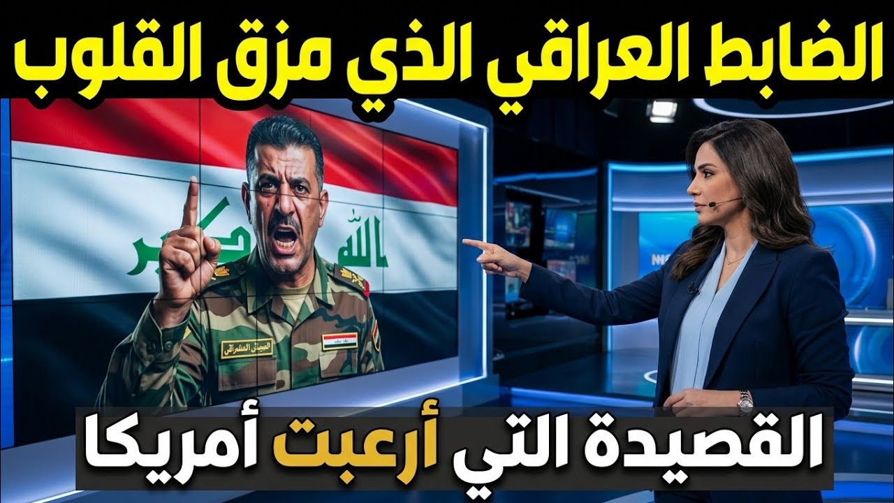 الضابط العراقى الذى مزق قلوب 400 مليون عربى وارعب أمريكا بقصيدة لايجرؤا عليها إلا العراقيين