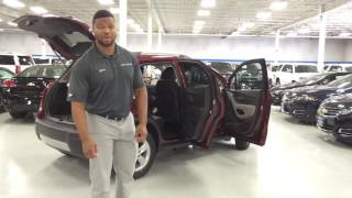 Demonstration of cargo space in a 2016 Trax with Jeron Justice and Mike Rowe