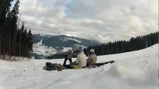 Bukovel 2012 Dec - Snowboard Ninja's! :)