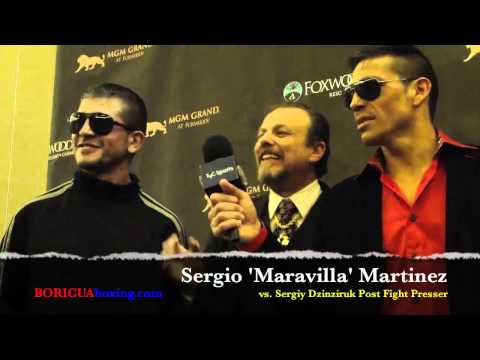 SERGIO 'MARAVILLA' MARTINEZ vs Sergiy Dzinziruk - ...