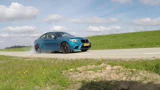 BMW M2 M Performance exhaust Street Drifts and Powerslides!