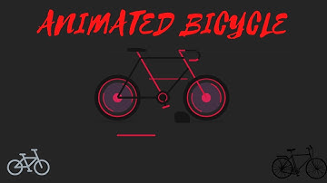 ANIMATED BICYCLE || PURE CSS & HTML
