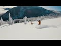 Bluebird pow snowboarding  red mountain resort