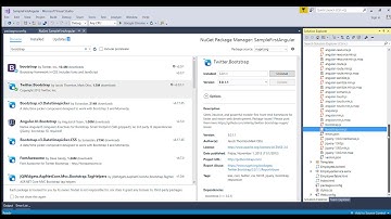 Installing Twitter Bootstrap Package to Visual Studio Project Via NUget