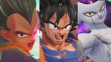 Jump Force - All Dragon Ball Characters Combos, Specials & Ultimate Attacks! (Goku, Vegeta, Frieza)