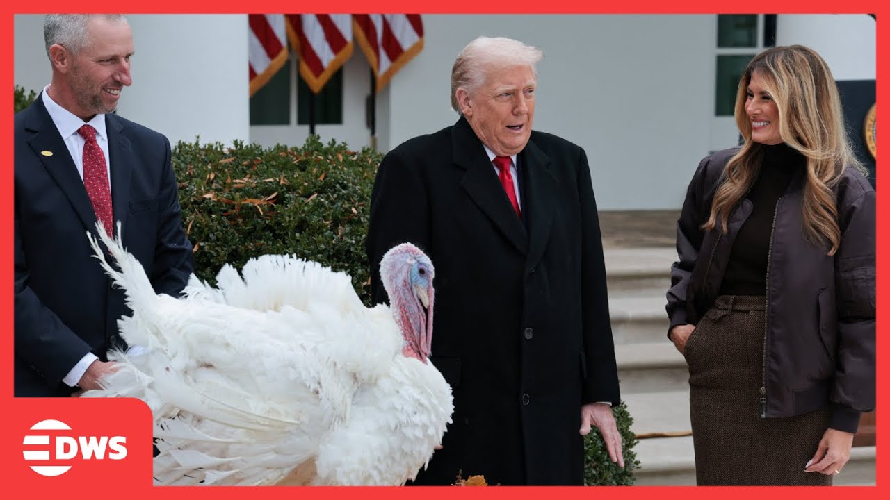 Обязательно к просмотру: Полная запись церемонии вручения индейки в День благодарения с участием ...