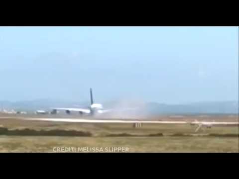 Singapore Airlines A380 was forced to aborted take-off due to a fault with the nose wheel