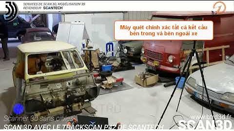 Scan 3D Ô tô phục vụ thiết kế phát triển xe