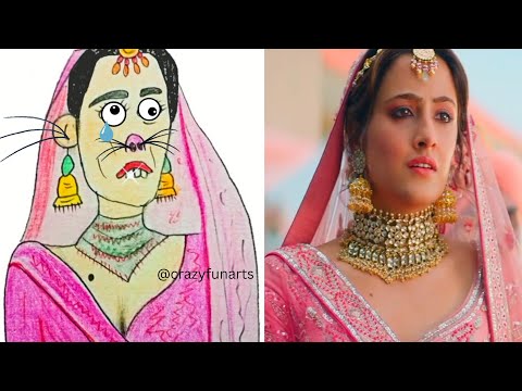 Filmy Most Funny Drawing Memes | Movie Memes | Song Cartoon Crazy Art  #pushpa #crazyfunarts #funny