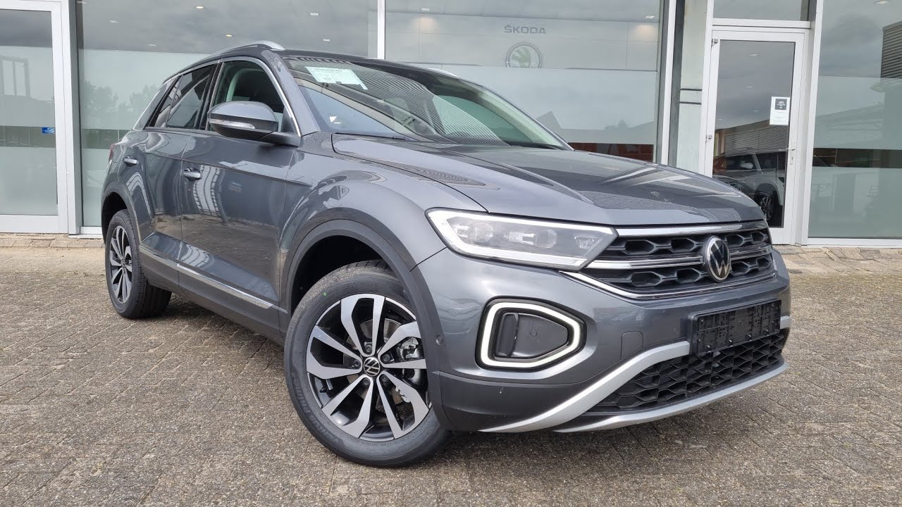 2022 New Volkswagen T-Roc Style in 4K Indium Grey 17 inch Johannesburg ...