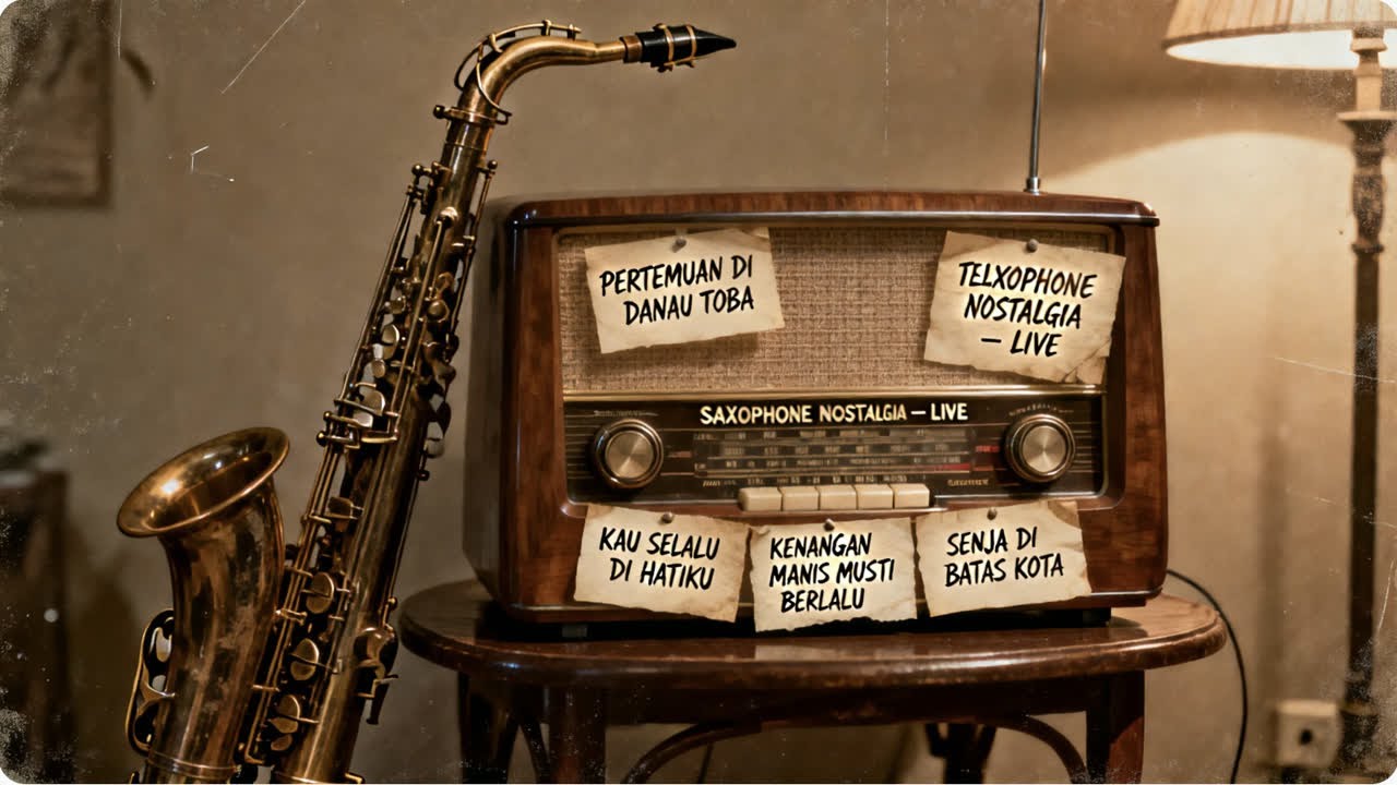 Saxophone Nostalgia Indonesia | Lagu Lama Penuh Cerita