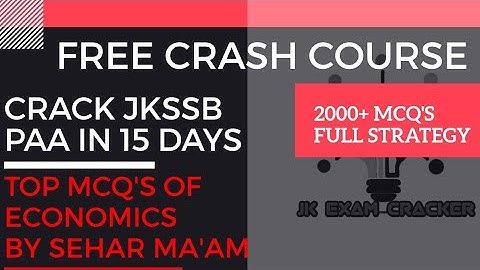 Day-05 II ECONOMICS TOP MCQ