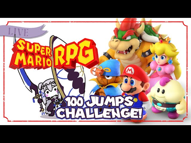 【Super Mario RPG】GOING FOR 100 JUMPS!!【NIJISANJI EN | Victoria Brightshield】のサムネイル