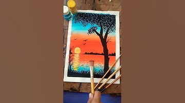 My first transition video 🎉 landscape drawing