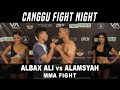 Canggu fight night 24  fight 1  mma  65kg  albax ali vs alamsyah