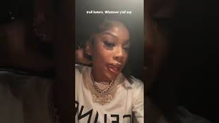 Kayla B, sister of King Von, mentions that her nose starts itching when she wears makeup