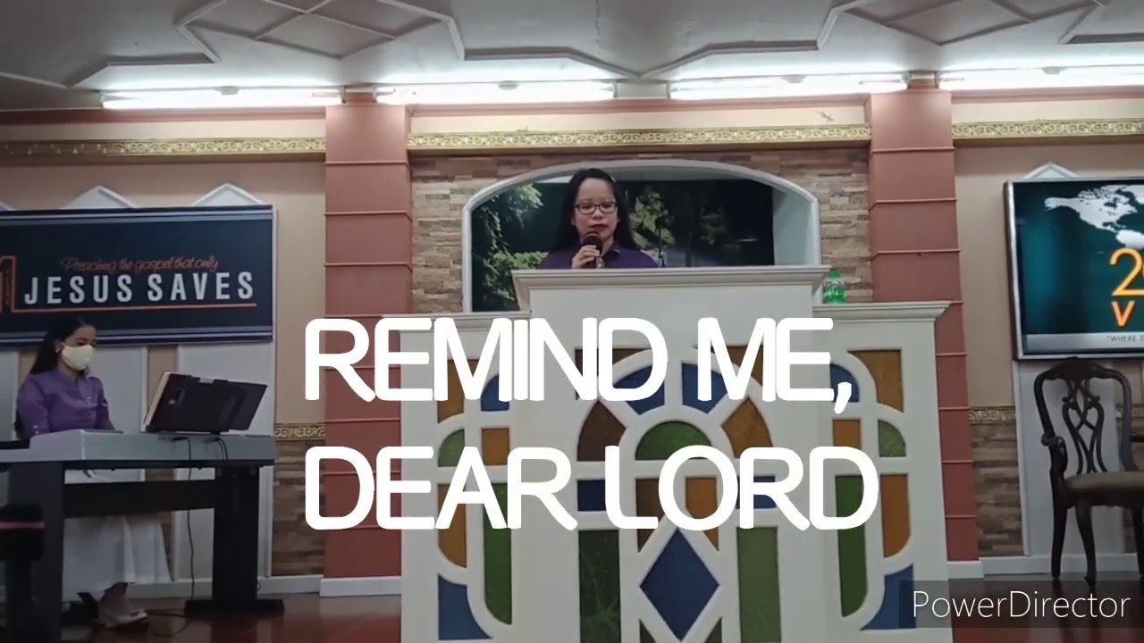 Remind Me, Dear Lord lyrics video YouTube