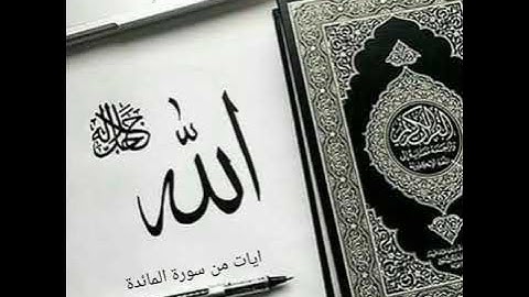 ايات من سورة المائدة بصوت القارئ عثمان ابوبكر