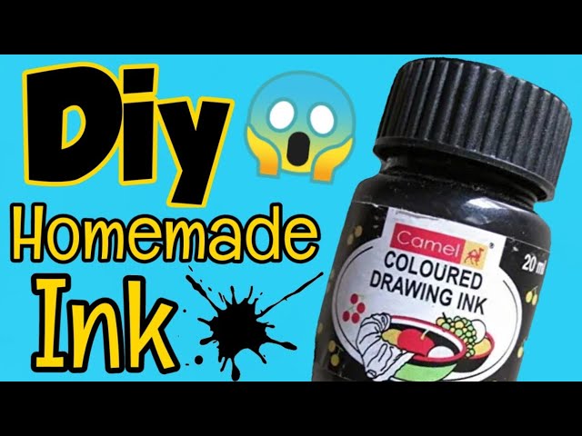 Diy Stamp Pad -How to make Stamp Pad at home/Diy Homemade stamp pad ink/diy  homemade black stamp pad 