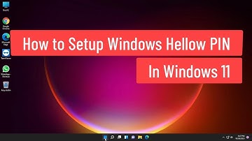 How to Setup Windows Hello PIN in Windows 11