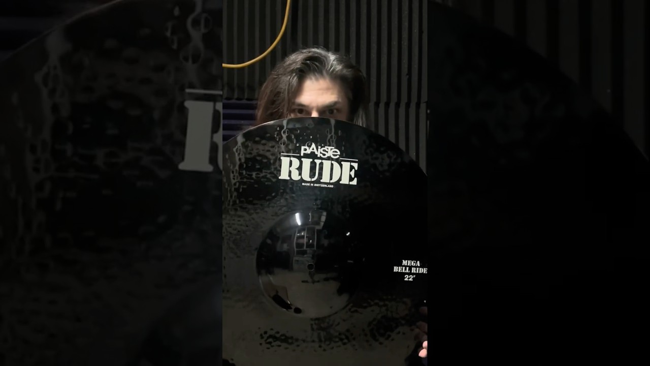 Unboxing my 22” Paiste Rude Mega Bell Ride