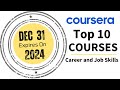 Top 10 coursera courses for career success in 2024