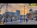 London Spring tour 2021| London Sunset walk | Covent Garden, Strand and Trafalgar square [4K HDR]