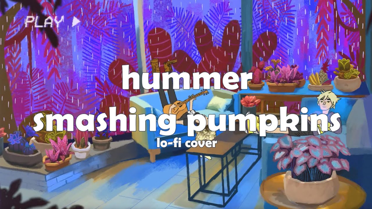 Hummer smashing pumpkins