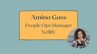 Amina Gass, People Ops Manager