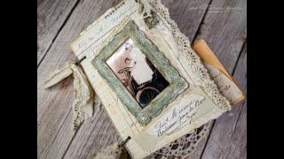Flip through video of a two ring bound junk journal (SOLD thank you)