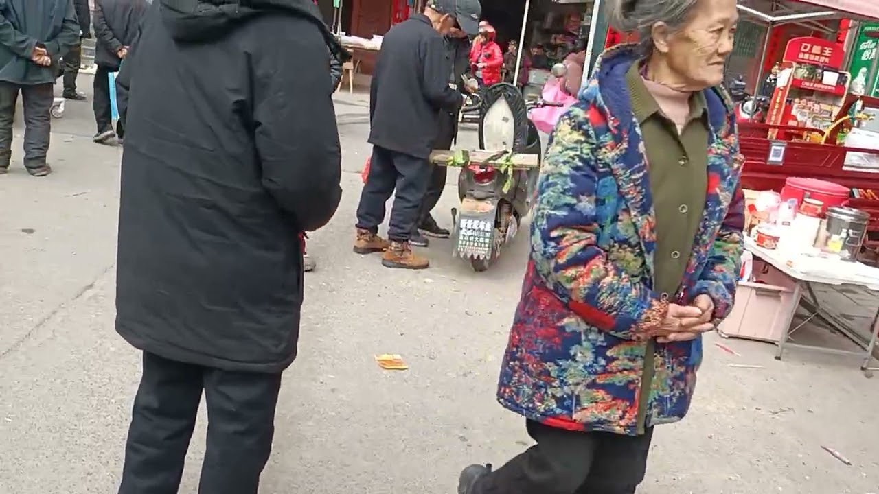 中國湖南農村趕集，很熱鬧Rural markets in Hunan, China are very lively#travel #china