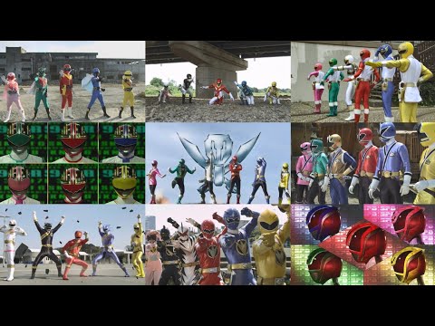 MAD 海賊戦隊ゴーカイジャー 歴代35のスーパー戦隊OPメドレー ゴーカイチェンジ戦闘シーンまとめ