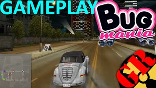Bug Mania gameplay on City at night with bat-bug car