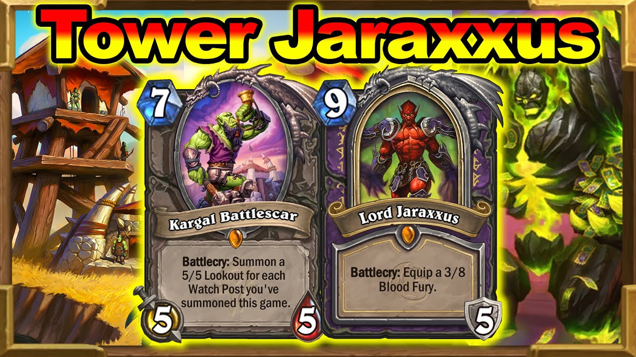 New Watch Post Jaraxxus Control Mill Warlock! Best, Simple, Fast And Clean! Barrens | Hearthstone