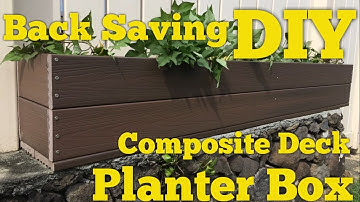 How to Make a Planter Box with Trex Composite Decking DIY