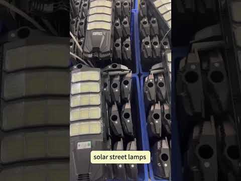 Factory Direct Outdoor Lighting Solar Street Lights Boxing Now Panama Bound OEM ODM Project