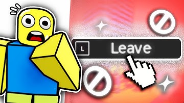 I Made A Roblox Game You CANT LEAVE