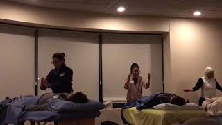 Chakra Spread in Healing Touch Class