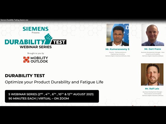 Durability Test Webinar Series