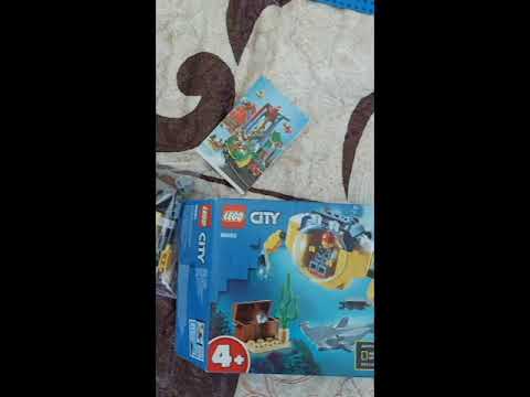 Конструктор LEGO City Океан: мини-подлодка 41 деталь (60263)